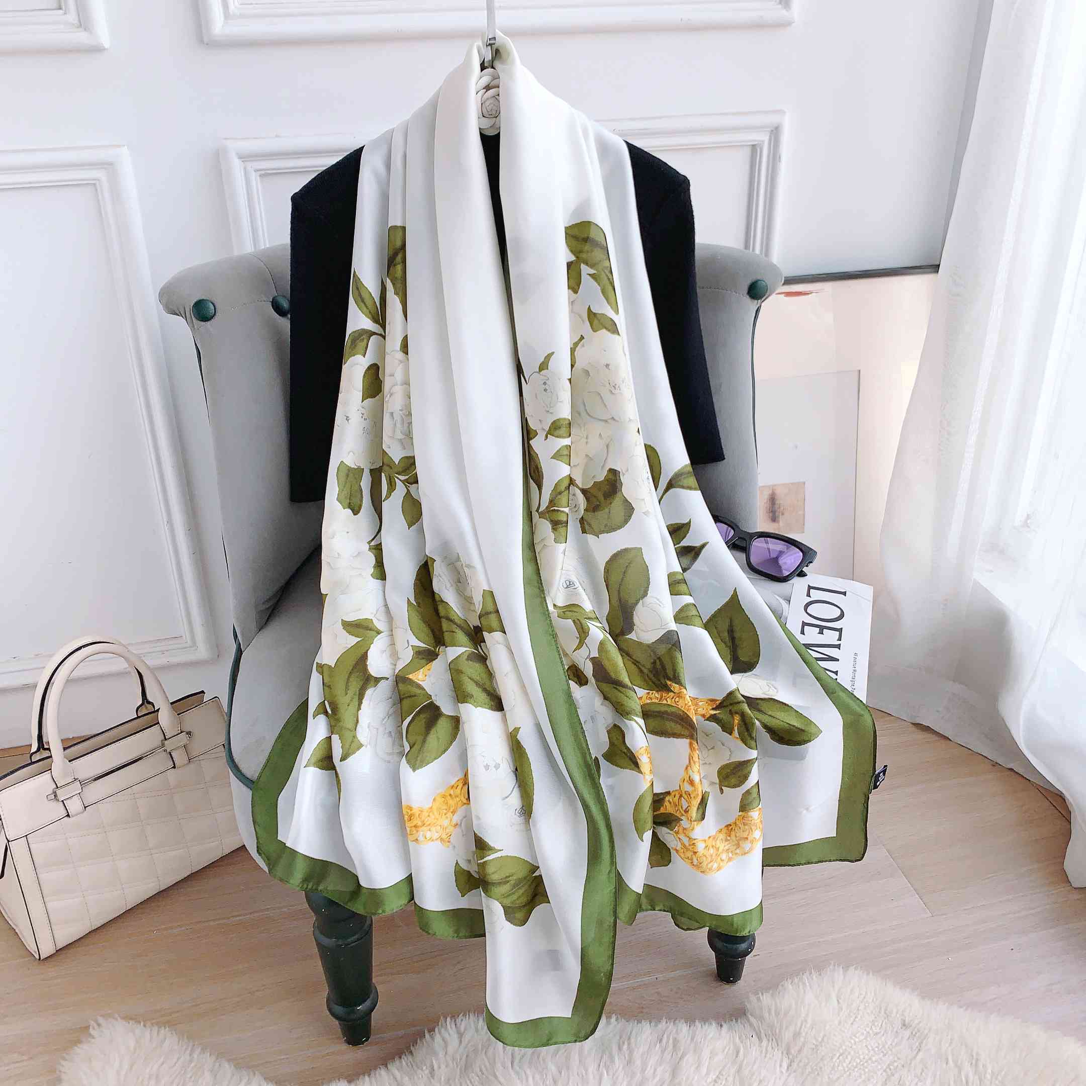 Hemlock Printed Silk Scarf – view 3