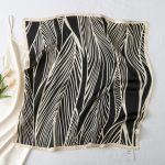Black Radiant Satin Silk Neck Scarf – HeadScarf.pk
