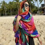 Pink Mystique Printed Silk Scarf 2 – HeadScarf.pk