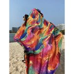 Pink Mystique Printed Silk Scarf 2 – view 2