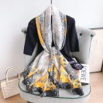 Mist Elite Printed Silk Scarf – HeadScarf.pk
