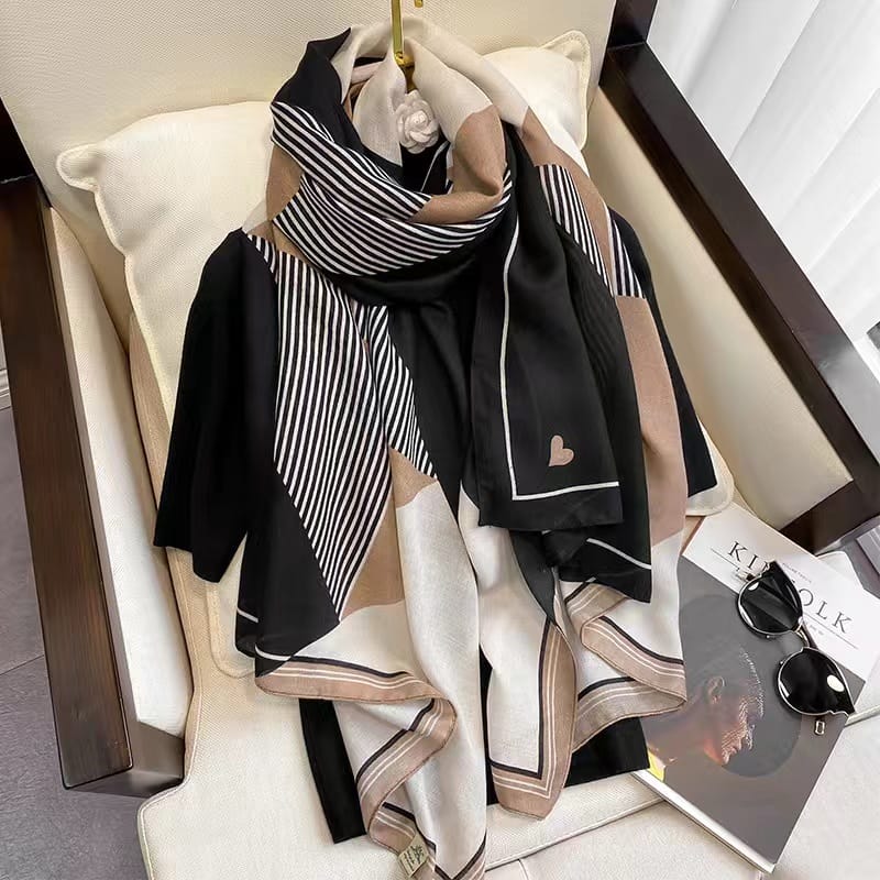 Fantasy Printed Cotton Scarf – view 2