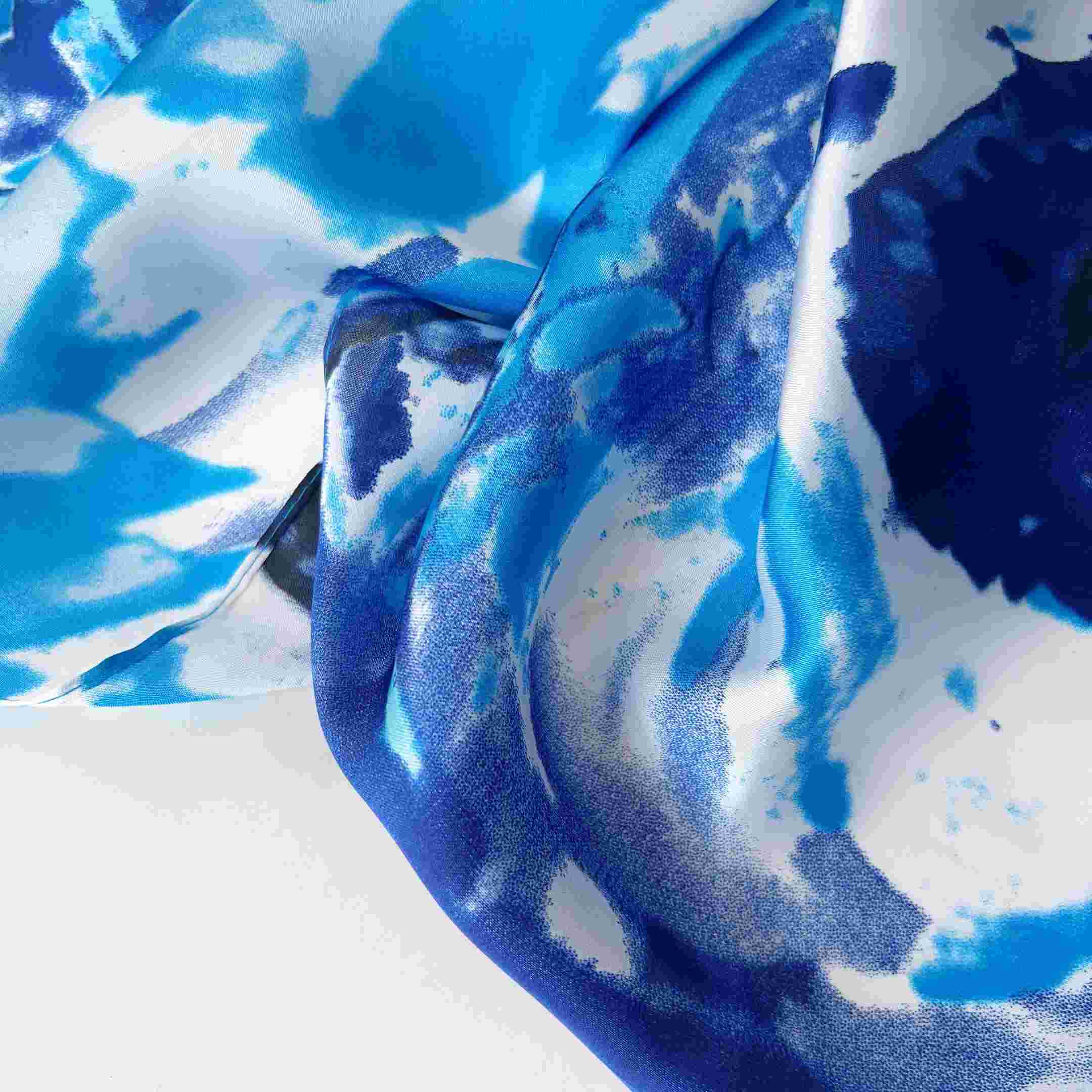Water Printed Silk Scarf – view 2