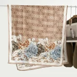 Brown Printed Cotton Scarf – view 3