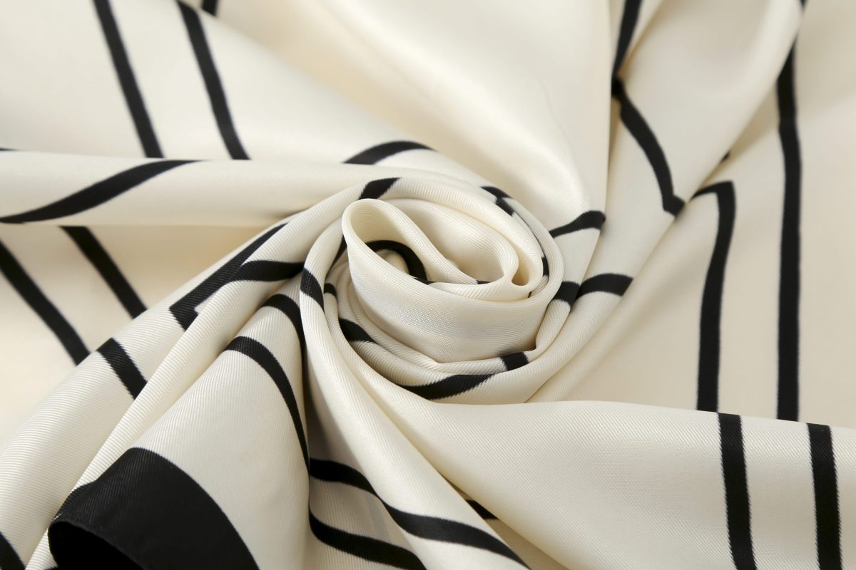 Vanilla Satin Silk Neck Scarf – view 2