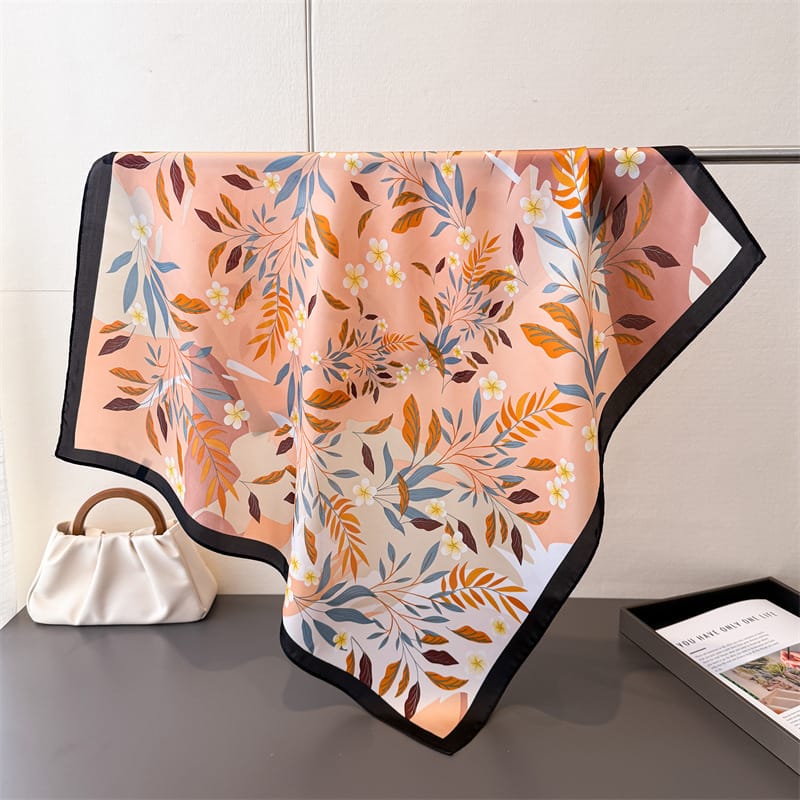 Pink Prime Satin Silk Neck Scarf 3 – view 2
