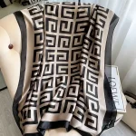 Black Prime Printed Silk Scarf 2 – view 2