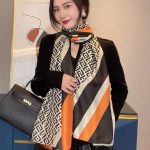 Zin Printed Silk Scarf – view 2