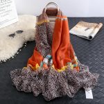 Orangeade Printed Chiffon Scarf – HeadScarf.pk