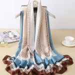 Vanilla Printed Silk Scarf – HeadScarf.pk