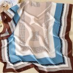 Vanilla Printed Silk Scarf – view 2