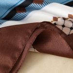 Vanilla Printed Silk Scarf – view 4