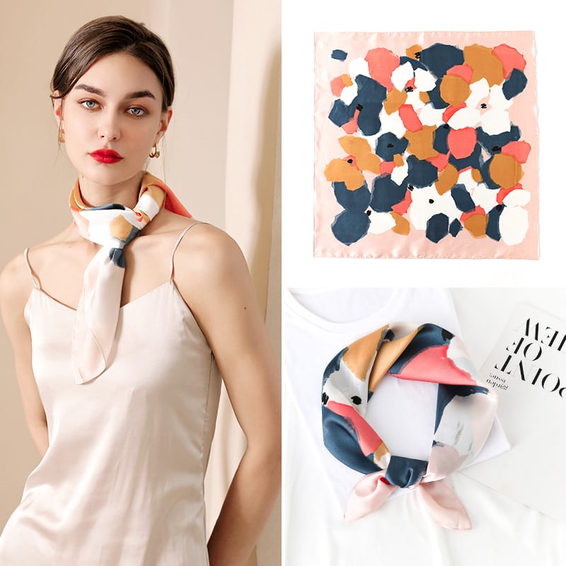 Schnaps Satin Silk Neck Scarf – view 2