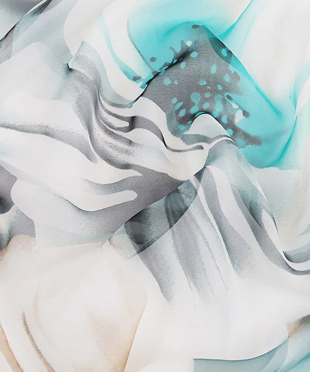 Bush Printed Chiffon Scarf – view 2
