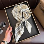 Creme Classic Satin Silk Neck Scarf – HeadScarf.pk