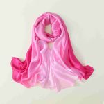 Pink Mystique Printed Silk Scarf – view 4