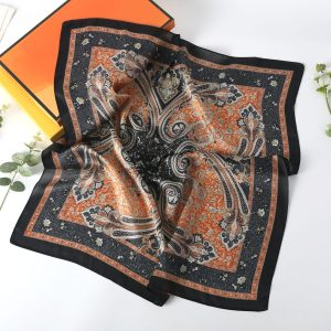 Charcoal Satin Silk Neck Scarf – HeadScarf.pk