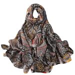 Cone Printed Silk Scarf – view 3