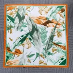 Orange Royal Cotton-Feel Square Scarf – HeadScarf.pk