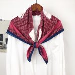 Strawberry Satin Silk Head Scarf – view 2