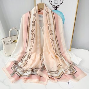 Pinkham Printed Silk Scarf – HeadScarf.pk