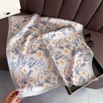 Creme Elite Satin Silk Neck Scarf – view 2