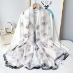 Aqua Printed Chiffon Scarf – HeadScarf.pk