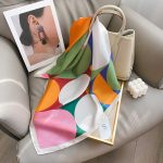 White Chic Satin Silk Neck Scarf 2 – HeadScarf.pk