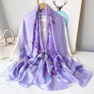 Haze Printed Silk Scarf – HeadScarf.pk