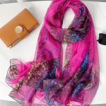 Pink Printed Chiffon Scarf – HeadScarf.pk