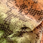 Orange Chic Satin Silk Neck Scarf – view 3