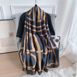 Bed Printed Silk Scarf – HeadScarf.pk