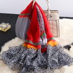 Madder Printed Chiffon Scarf – view 3
