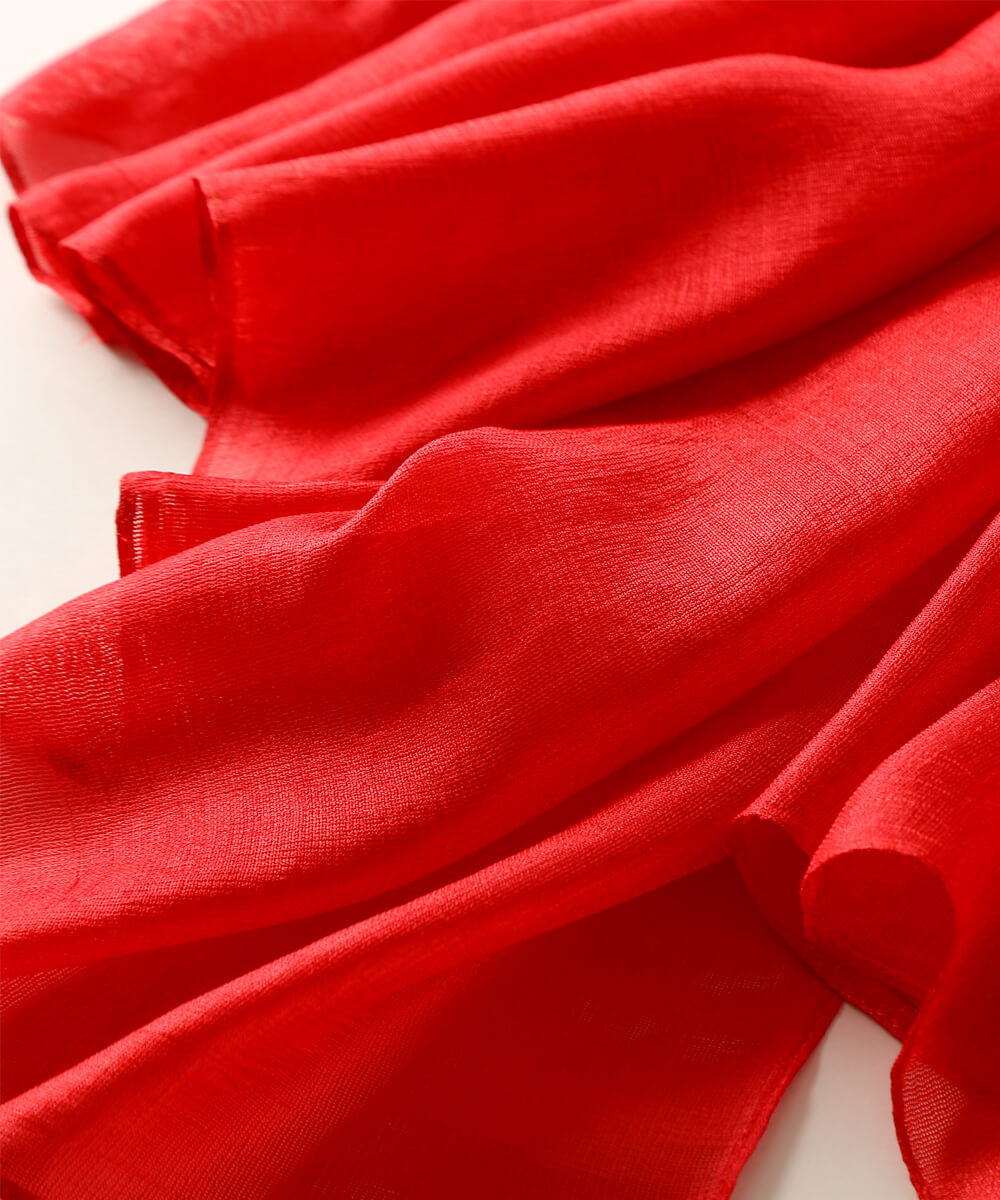 Rosso Red Classic Scarf – view 3