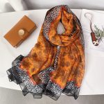 Bourbon Printed Chiffon Scarf – view 2