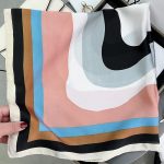 Pink Elegance Satin Silk Neck Scarf – view 3