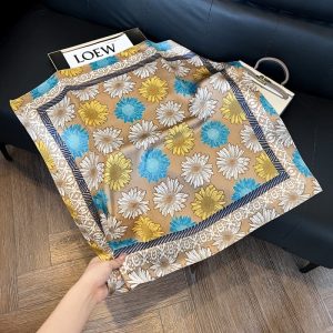 Brown Elegance Satin Silk Neck Scarf 2 – HeadScarf.pk