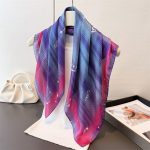 Blue Mystique Satin Silk Neck Scarf 2 – HeadScarf.pk
