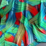 Green Prime Printed Silk Scarf – view 5