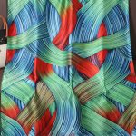 Green Prime Printed Silk Scarf – view 3