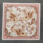 Pink Radiant Cotton-Feel Square Scarf – view 3