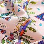 Pink Radiant Satin Silk Head Scarf – view 3
