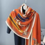 Terracotta Printed Cotton Scarf – HeadScarf.pk