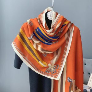 Terracotta Printed Cotton Scarf – HeadScarf.pk