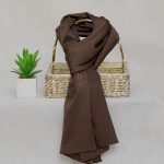 Brown Luxe Silk Hijab – view 2