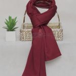 Plum Silk Hijab – view 2