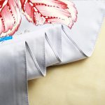 Grey Luxe Satin Silk Head Scarf – view 4