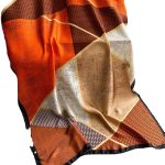 Orange Prime Printed Silk Scarf – view 3