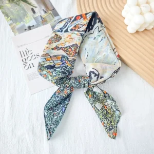 Grey Cotton-Blend Bandana Scarf – HeadScarf.pk