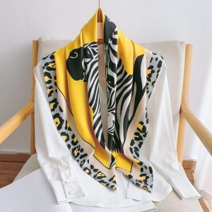 Brown Satin Silk Head Scarf – HeadScarf.pk